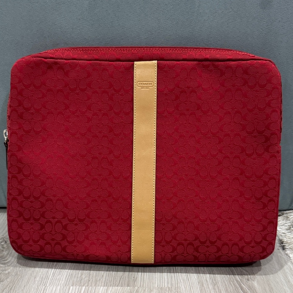 Coach Signature Laptop Sleeve